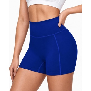 image:imageRoadbox Womens Biker Shorts 358 Volleyball Spandex Compression Shorts  High Waisted Tummy Control No Front Seam NonSeeThrough Quick Dry Moisture Wicking For Yoga Workout Gym 4Way StretchRoyal Blue